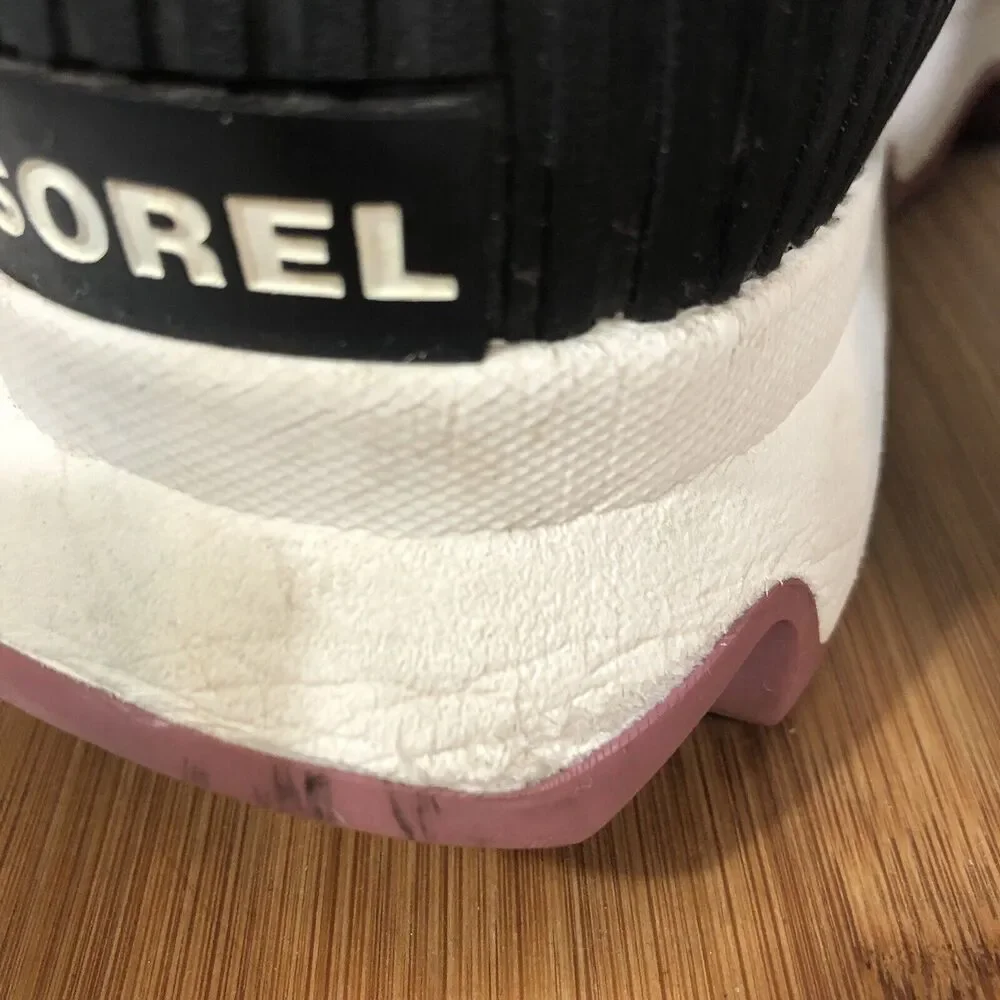 Sorel Kinetic Sneak Quarry Gray NL3774 Sneakers Shoe Women's 8 Low Top Mesh